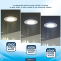 optional led colours for brass fire rated downlight