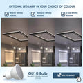 3 led colour options on our recessed gu10 downlight
