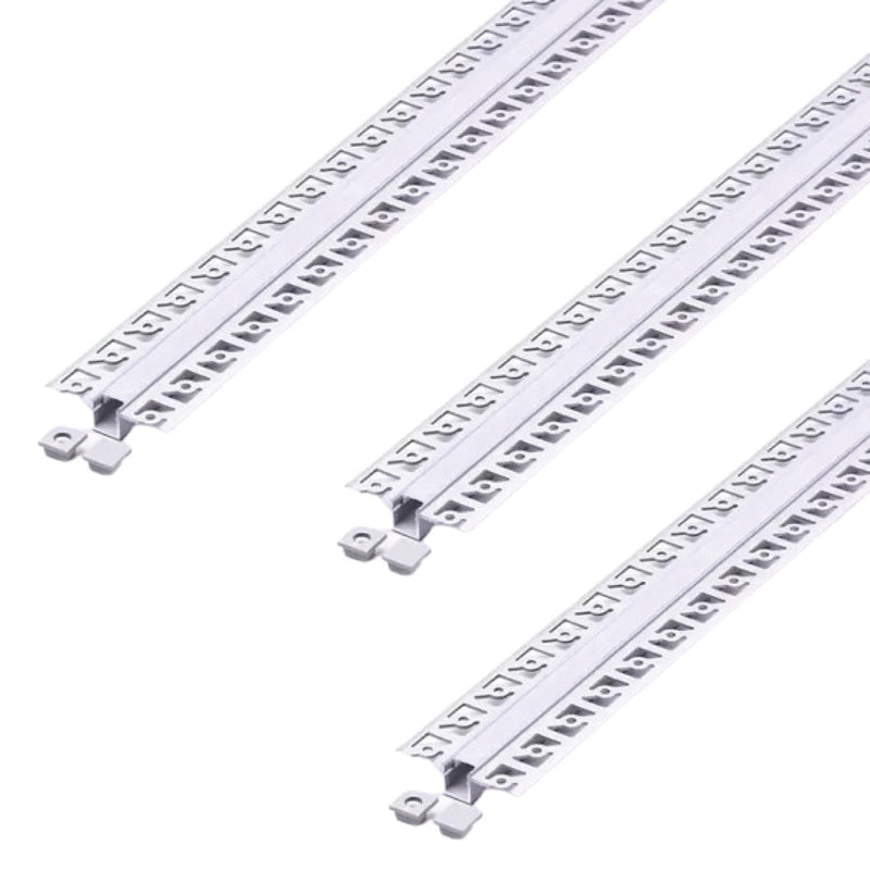 pack of three recessed LED profiles