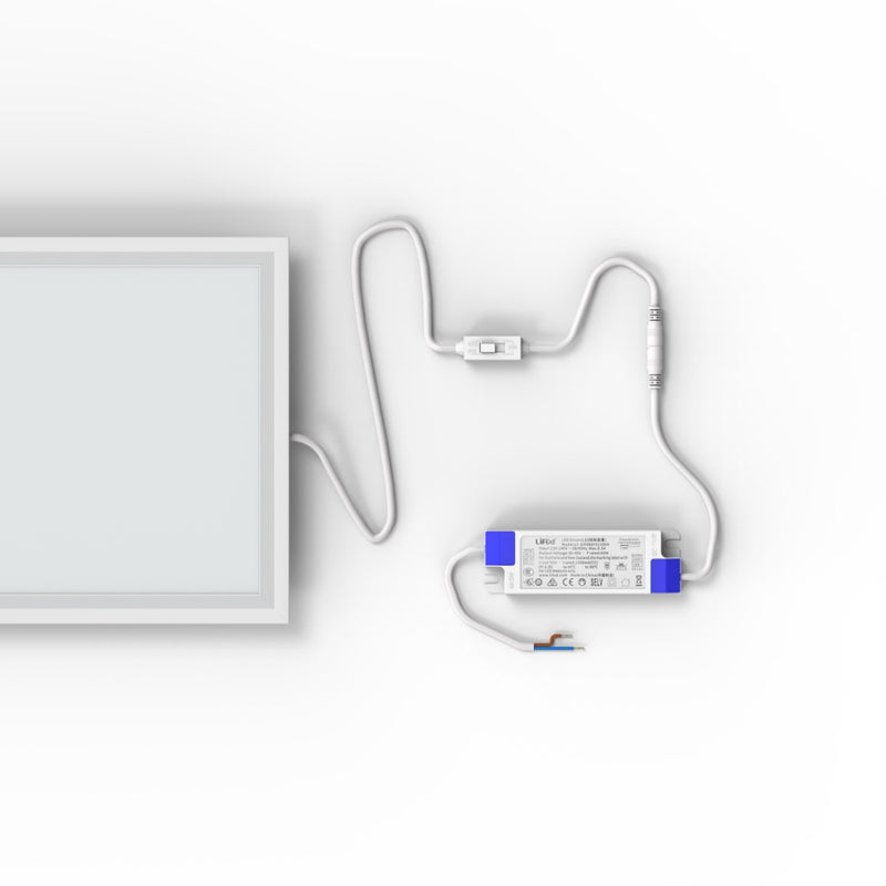 Pro LED Panel, 595*595mm, TPa - Switchable LED Colour Incl Warm White (close-up 9 with driver)