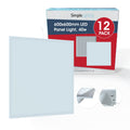 Pack of 12 Pro LED Panel, 595*595mm, TPa - Switchable LED Colour Incl Warm White (close-up with box)