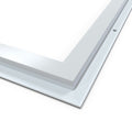 front of an edge lit LED panel