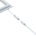 edge lit LED panel with connector