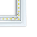 edge lit LED panel corner