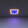 warm white edge lit LED panel
