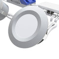 4 x Round 30mm LED Plinth Light Kit 