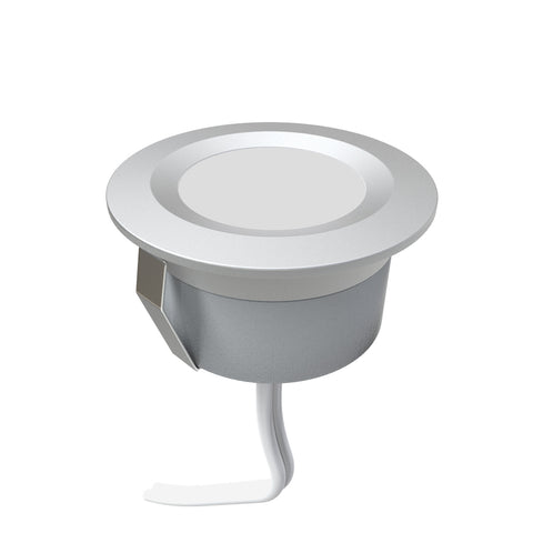 Round 30mm LED Plinth Light - Natural White