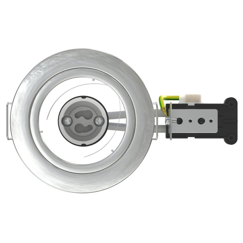 GU10 Downlight, Fixed, Die Cast In A Chrome Finish