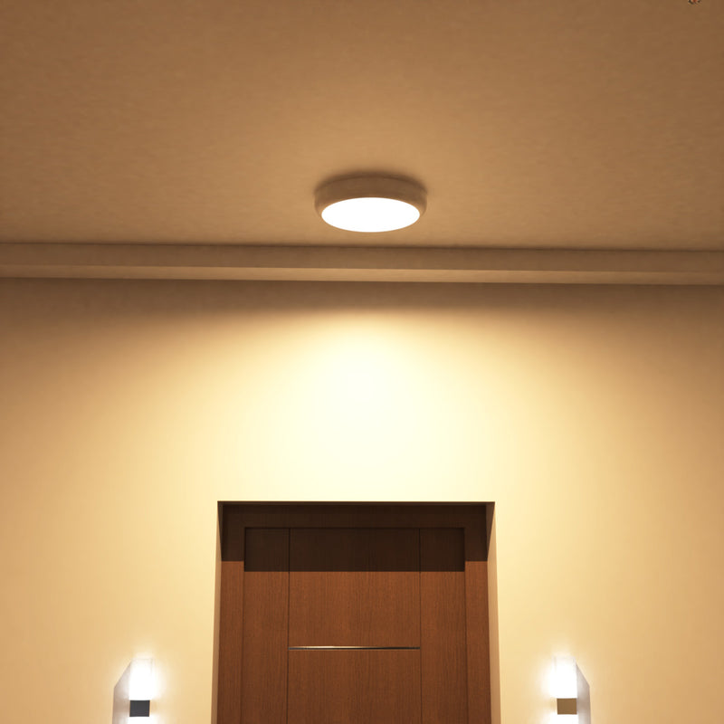 18w LED Polo Twist & Lock Bulkhead / Dome Light With 3hr Emergency Module