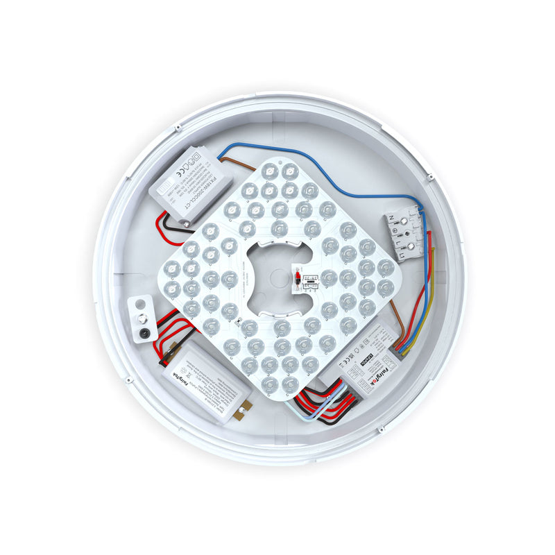 front view of the inside of an emergency CCT LED bulkhead