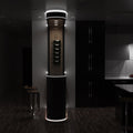 lit black bendable profile without background lights