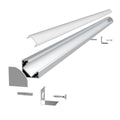 2m, Corner Aluminium LED Profile - Angled 45 Degree