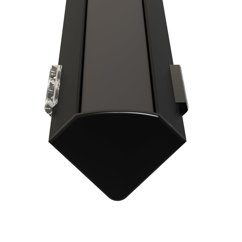 black corner LED profile