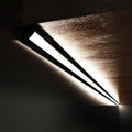 mounted black corner profile