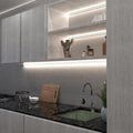 mounted white LED corner profile