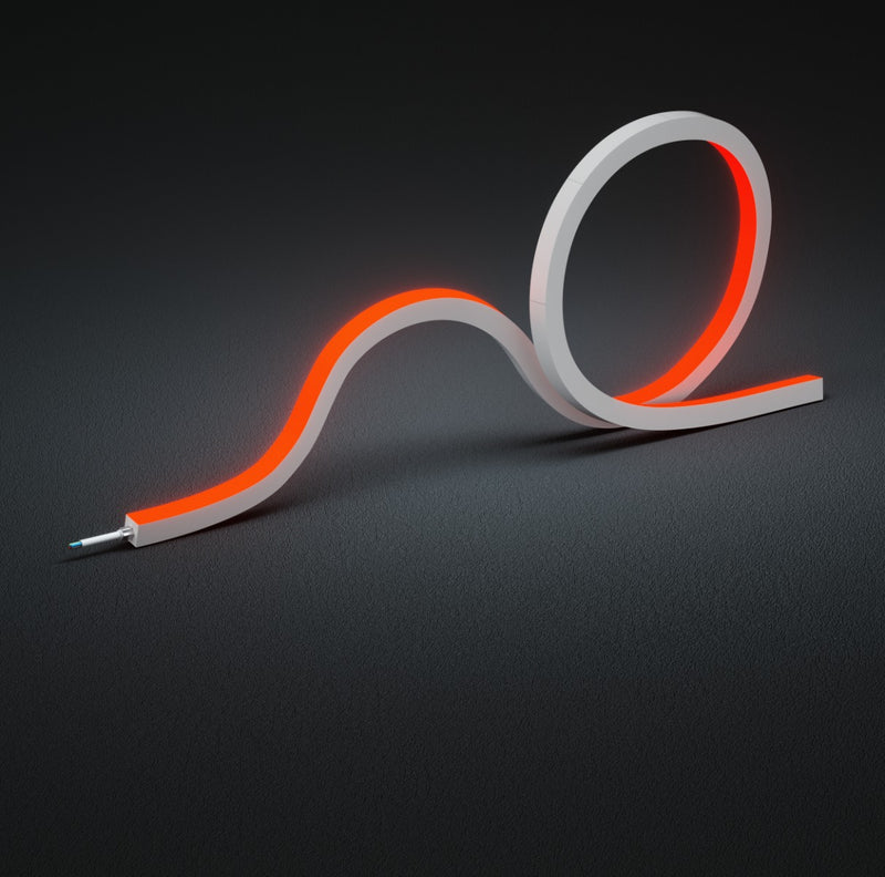 top bending RGB neon flex in red