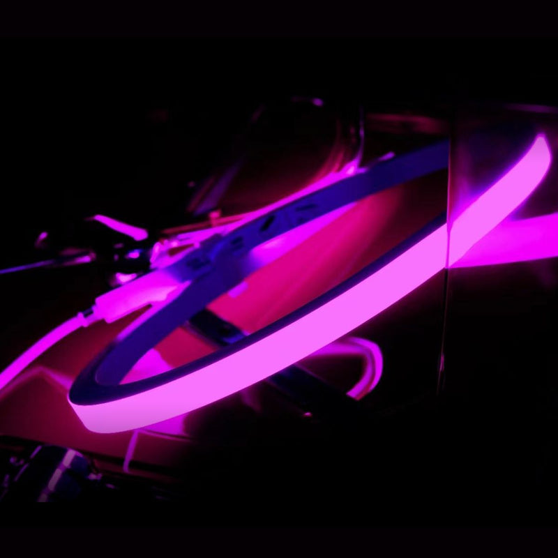 top bending RGB neon flex in pink