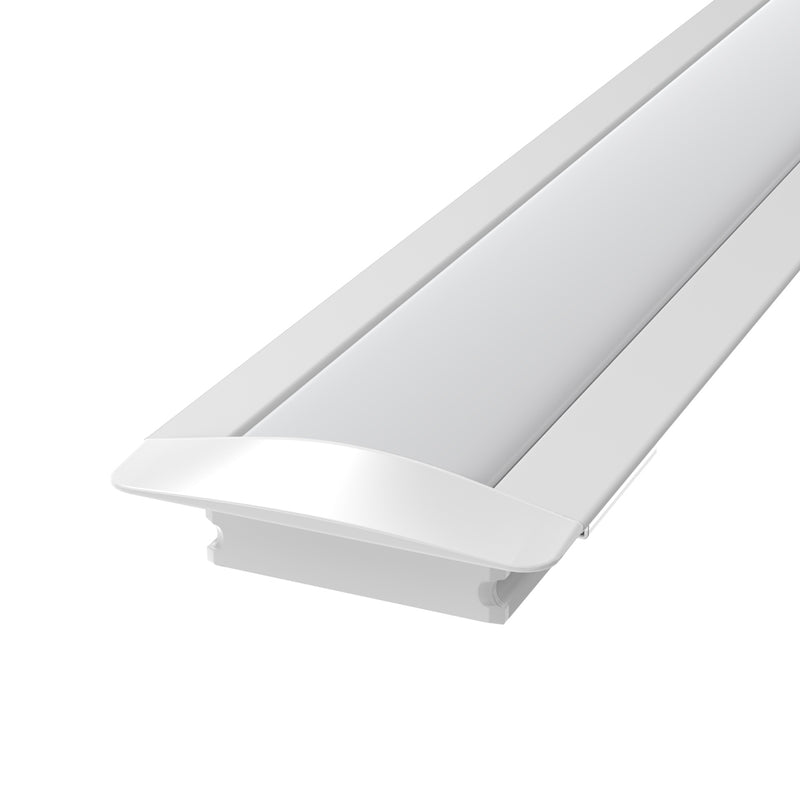 White recessed led profile