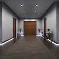 Simple Lighting - PRO-SKIRT-MB-2M - Black Skirting Profile Installed - Entryway - Full - Cool White