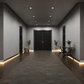 Simple Lighting - PRO-SKIRT-S-2M - Silver Skirting Profile Installed - Entryway - Full - Warm White