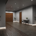 Simple Lighting - PRO-SKIRT-WH-2M - White Skirting Profile Installed - Entryway - Full - Natural White