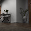 Simple Lighting - PRO-SKIRT-WH-2M - White Skirting Profile Installed - Hallway - Mid Zoom