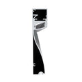 Simple Lighting - PRO-SKIRT-S-2M - Silver Skirting Profile - Zoom In - Front