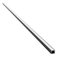 2m, Black 15mm Aluminium LED Profile, Includes Frosted Cover