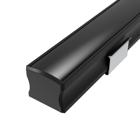Black deep led profile