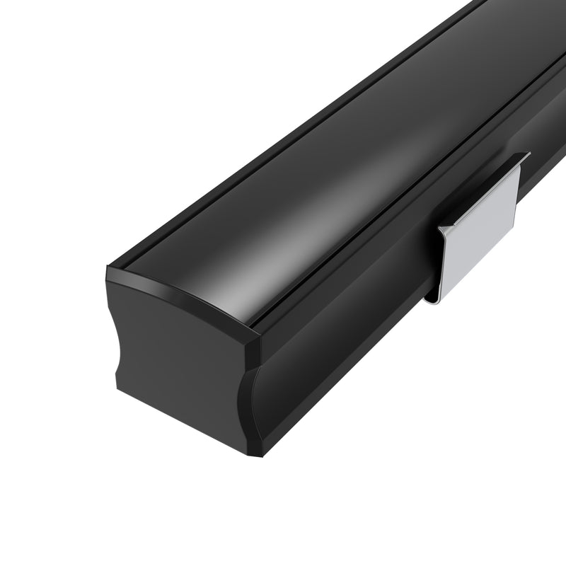 Black deep led profile