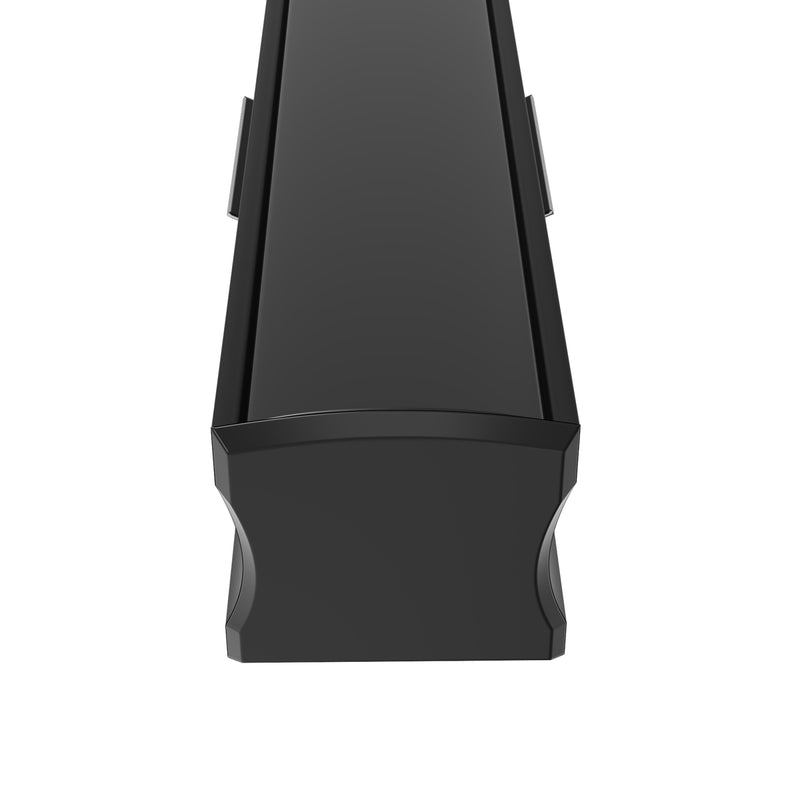 2m Surface Mounted Black Aluminium Profile Mounting Kit