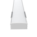 2m White, Surface Mounted 7mm LED Profile, With Frosted Cover