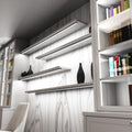 2m, White 15mm LED Aluminium Profile With Frosted Cover