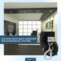 Die-Cast, Fire Rated LED Downlight, GU10, Dimmable, Twist and Lock. Choice of colours.