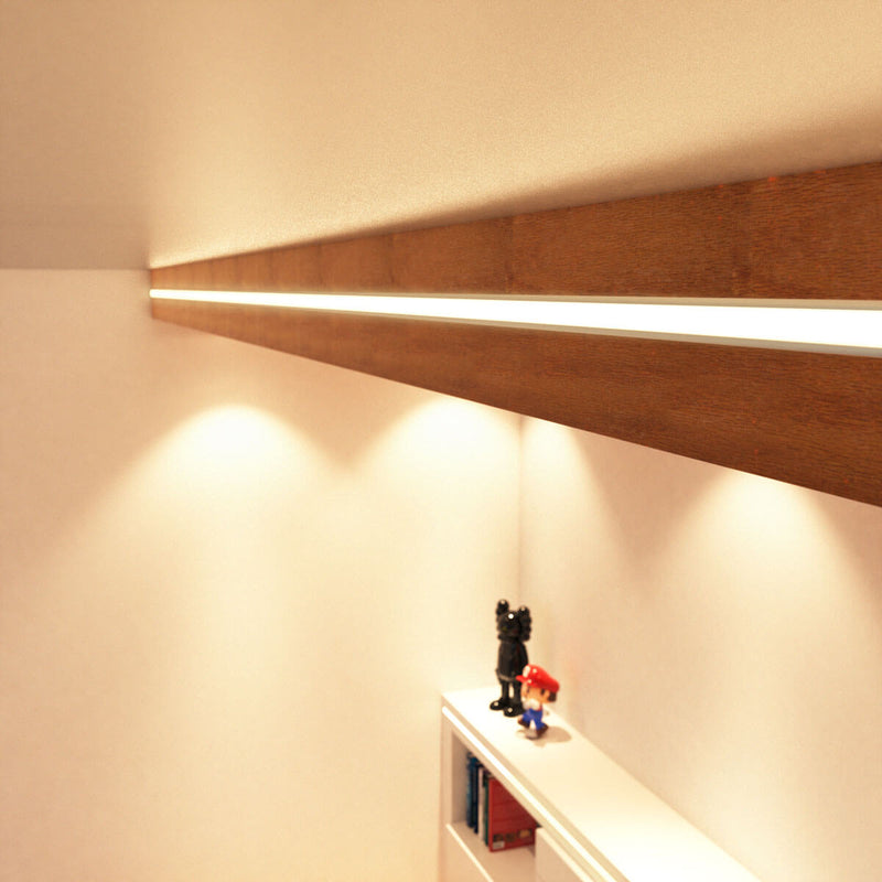 2m Recessed Mounted Aluminium LED Profile (Extrusion)