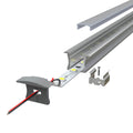 2m Recessed Mounted Aluminium LED Profile (Extrusion)