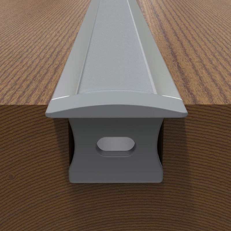 2m Recessed Mounted Aluminium LED Profile (Extrusion)