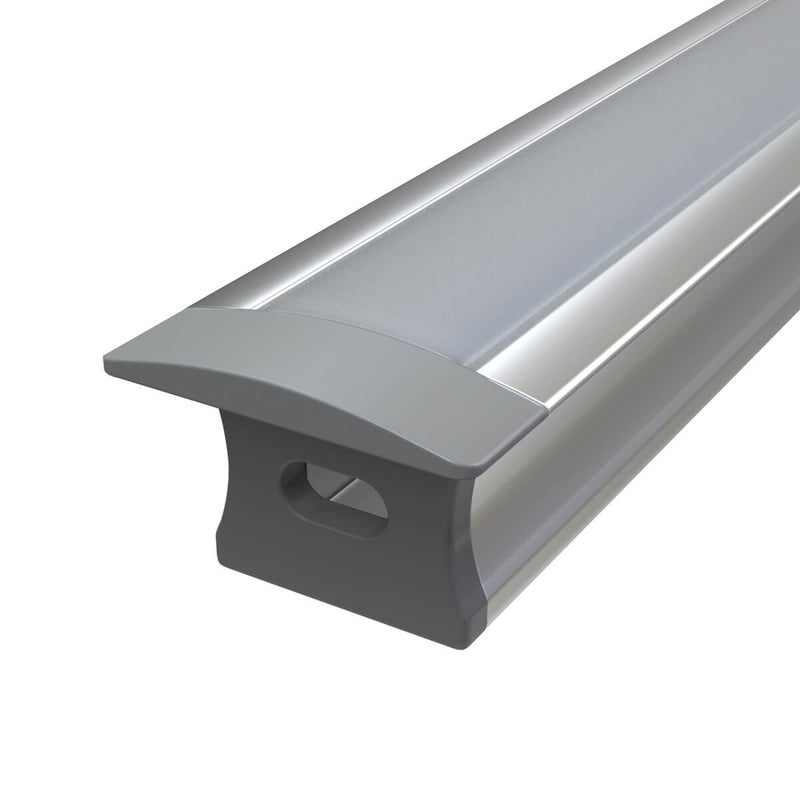 1m Recess Mounted Aluminium LED Profile (Extrusion) for all types of LED Tape