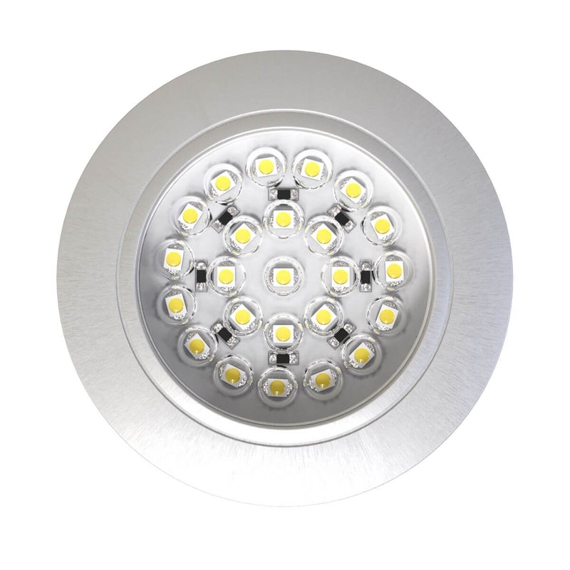 Top view close up on the LED cabinet light