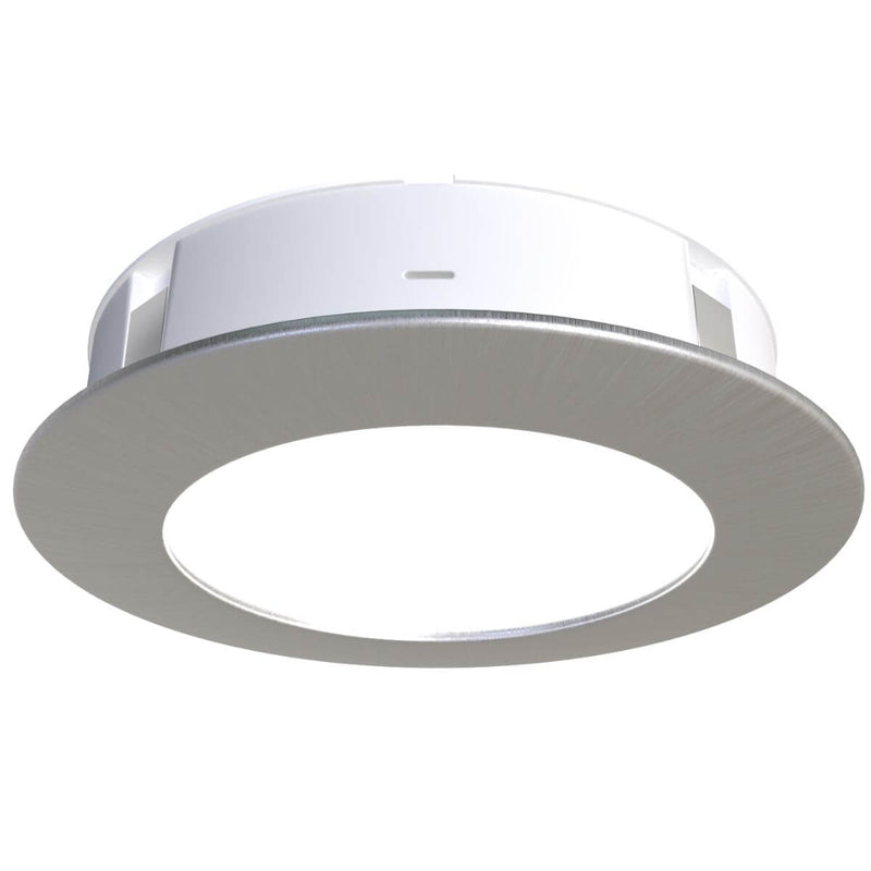 Simple Lighting's Mains Powered Brushed Chrome Surface/Recessed Mounted Under-Cabinet Light Natural White