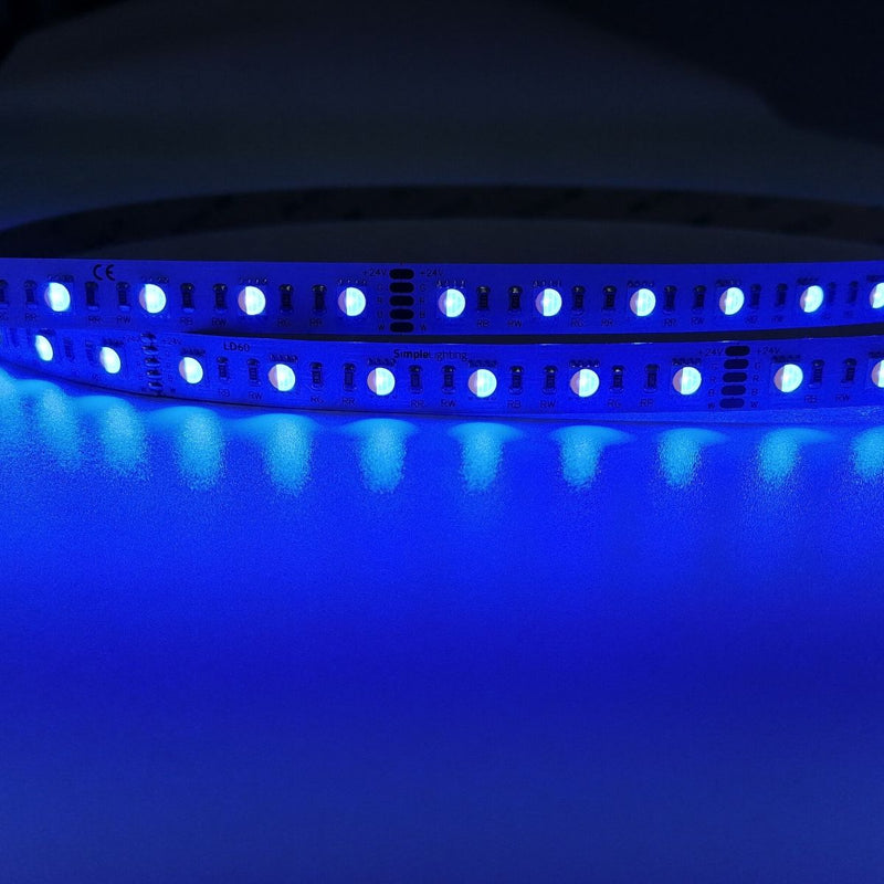 LED tape with blue light
