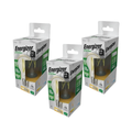 Pack of three warm white A rated Energizer bulbs