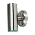 A close-up shot of the stainless steel wall mount on a white background.