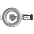 Close-up top view of a spotlight