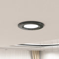 mounted charcoal grey CCT fixed LED downlight