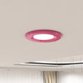 mounted pink fire rated LED downlight