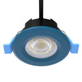 blue CCT fire-rated LED downlights