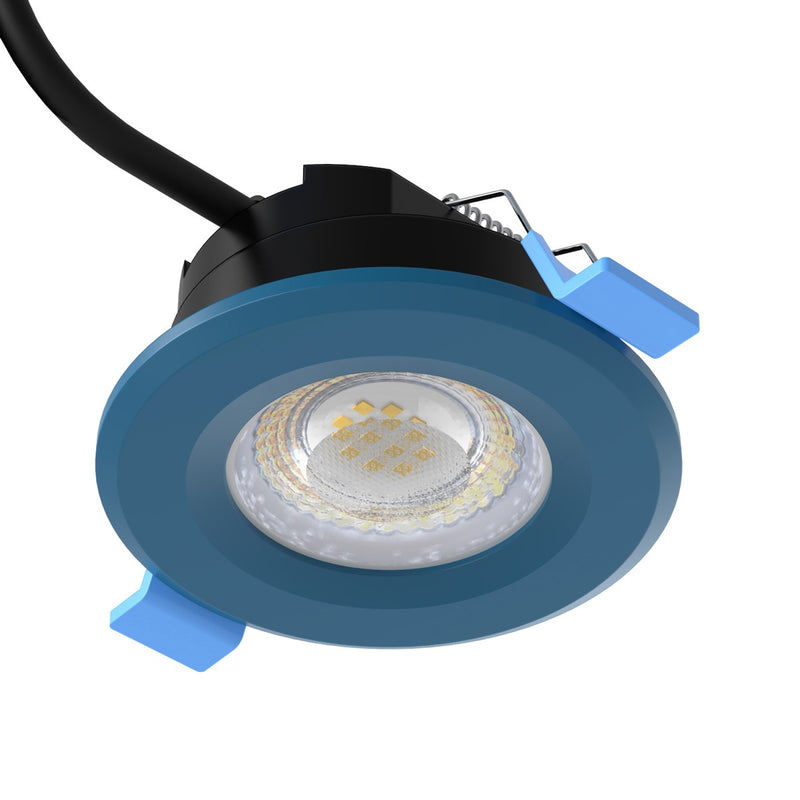blue CCT fire-rated LED downlight