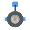 charcoal grey CCT fixed LED downlight