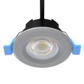 light grey CCT fire-rated LED downlights